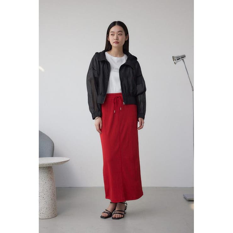 ドライタッチリブナロースカート | AZUL BY MOUSSY | 詳細画像24 