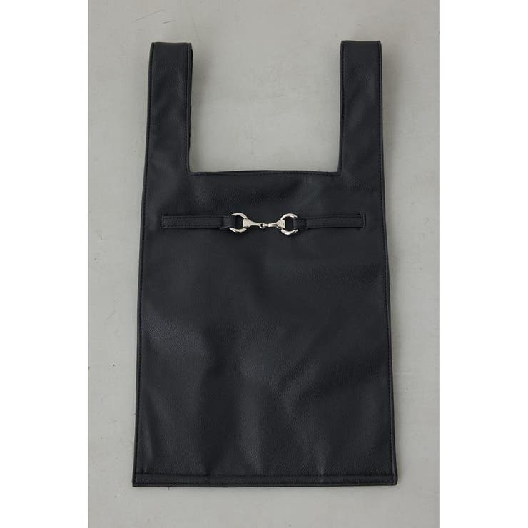 BLK | 合皮ショッピングバッグ | AZUL BY MOUSSY
