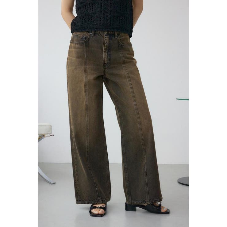 BLK | AZUL DENIM ヴィンテージワイドデニム | AZUL BY MOUSSY