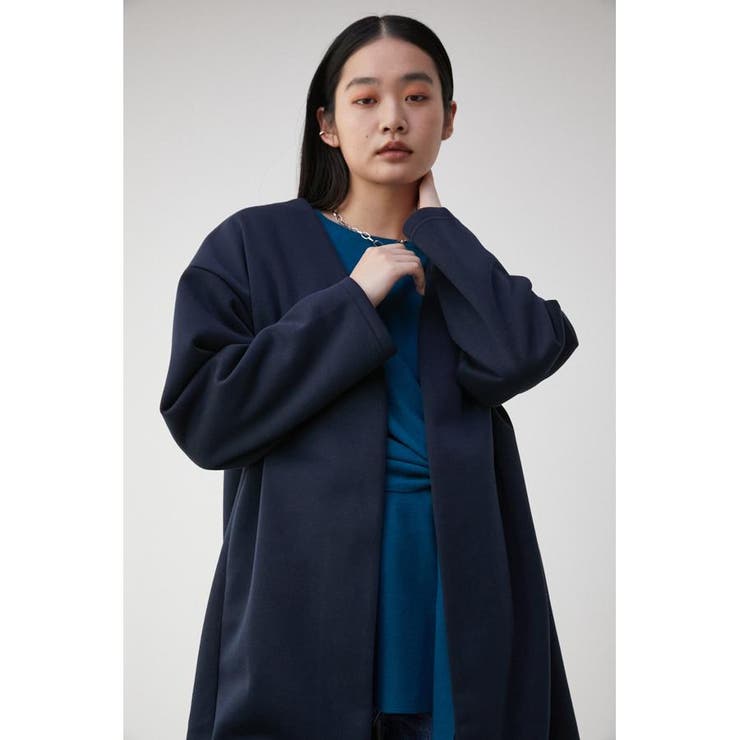 DOUBLE FACE TOPPER CARDIGAN | AZUL BY MOUSSY | 詳細画像21 