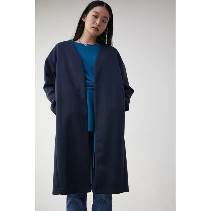 2023SS エンフォルド DOUBLE FACE CARDIGAN 青 2023SS エンフォルド DOUBLE FACE CARDIGAN 青 - メルカリ