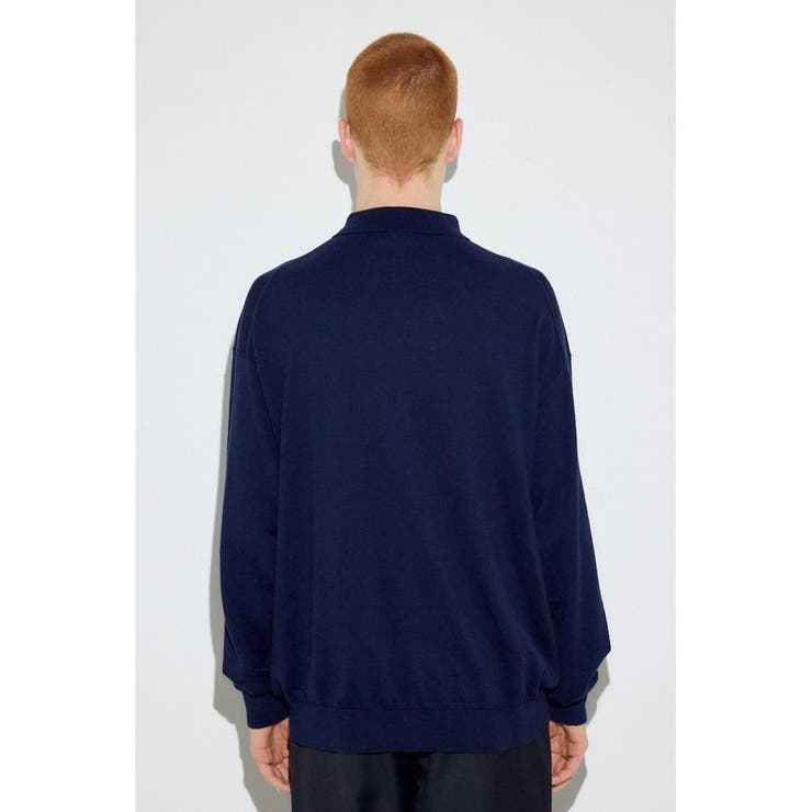 カシミヤミックスポロカラーニットトップス | AZUL BY MOUSSY | 詳細画像20 