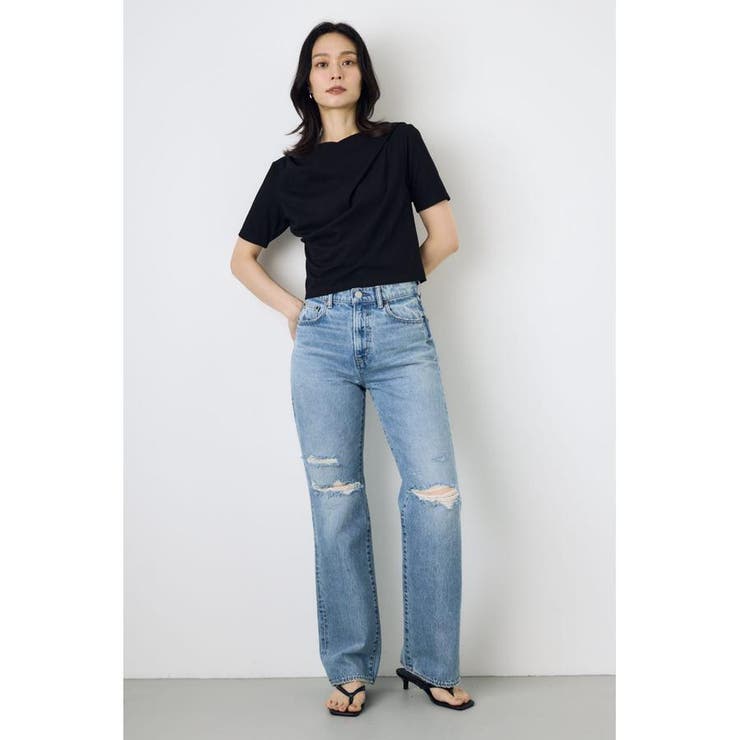 AZUL DENIM ダメージストレートデニム | AZUL BY MOUSSY | 詳細画像21 