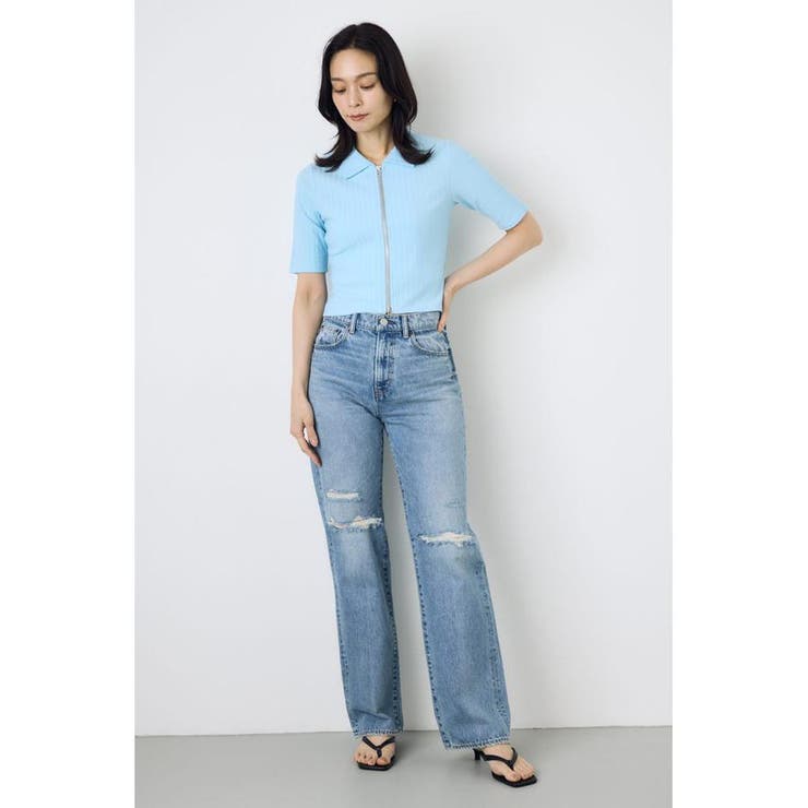 AZUL DENIM ダメージストレートデニム | AZUL BY MOUSSY | 詳細画像22 
