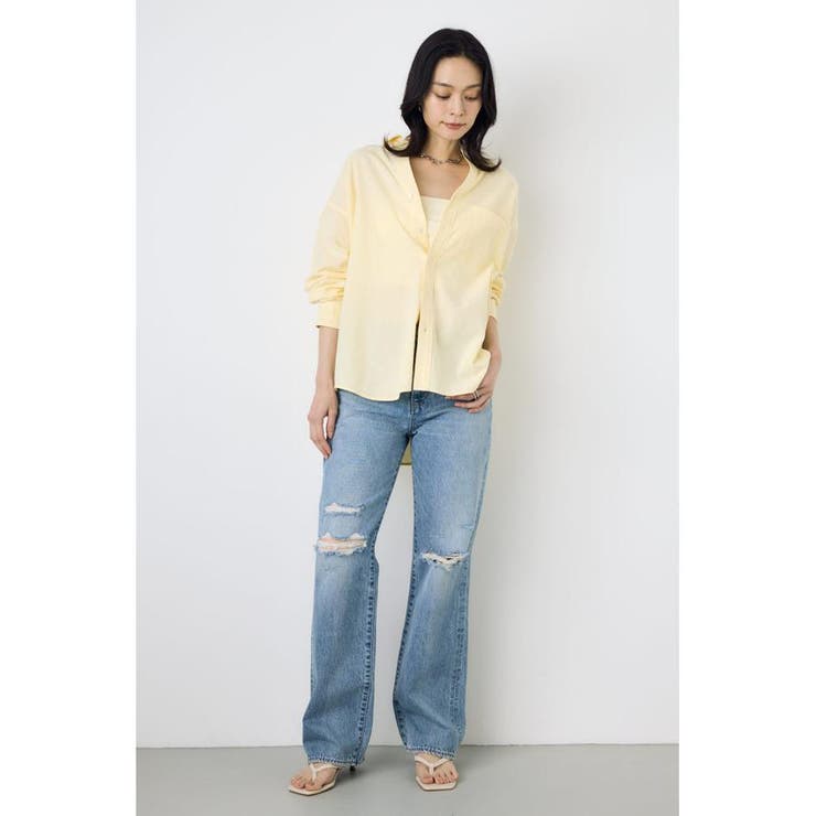 AZUL DENIM ダメージストレートデニム | AZUL BY MOUSSY | 詳細画像23 