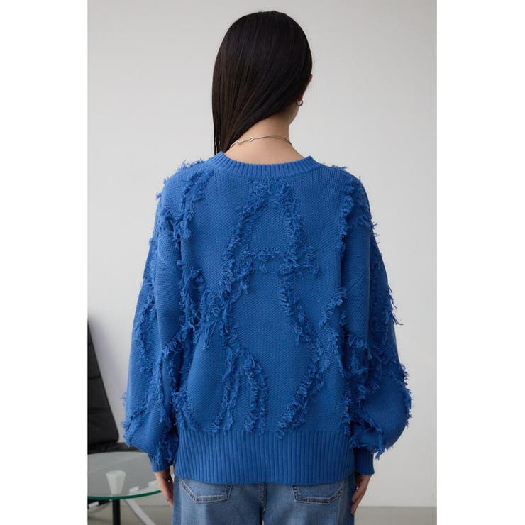 フリンジニットトップス[品番：AZLW0023126]｜AZUL BY MOUSSY