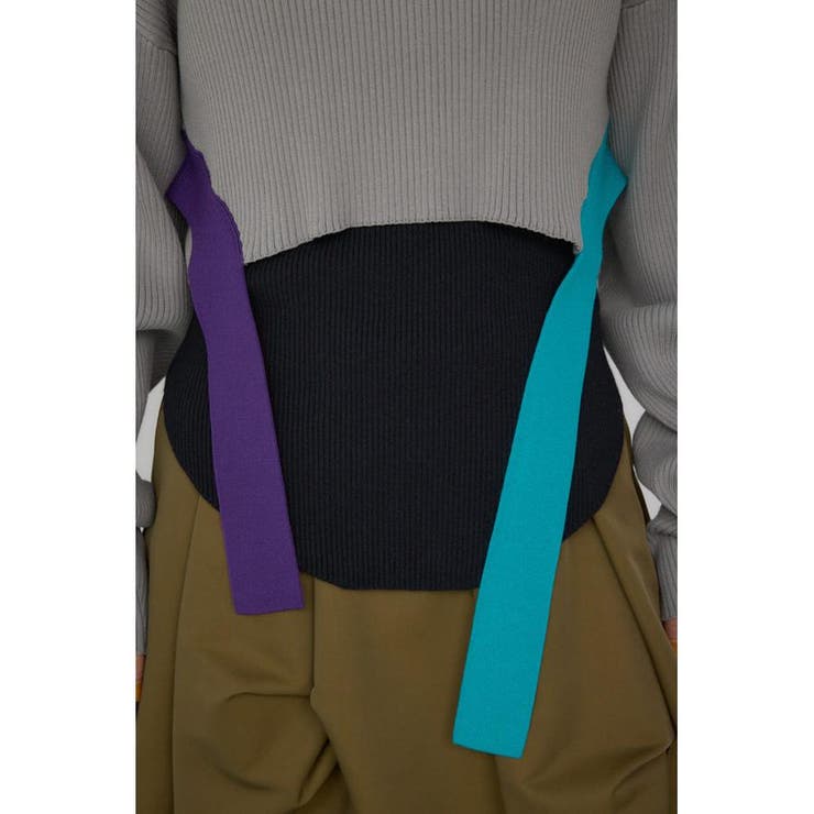 パネルドレープレイヤードセットニット | AZUL BY MOUSSY | 詳細画像27 