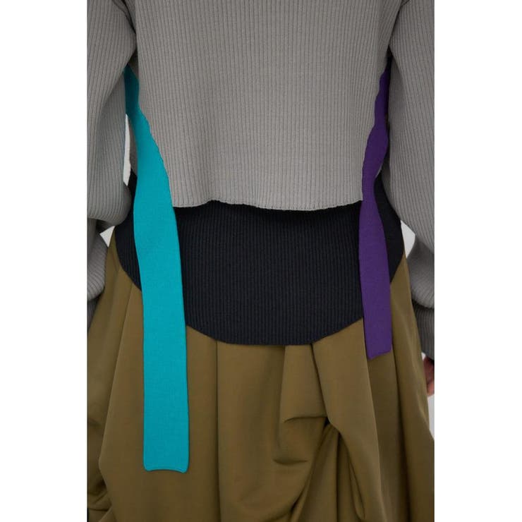 パネルドレープレイヤードセットニット | AZUL BY MOUSSY | 詳細画像28 