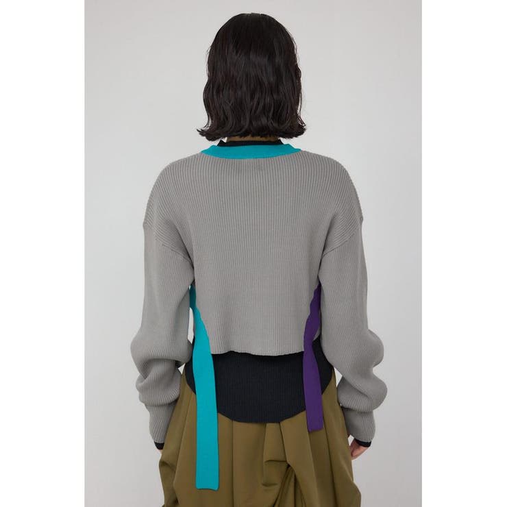 パネルドレープレイヤードセットニット | AZUL BY MOUSSY | 詳細画像24 