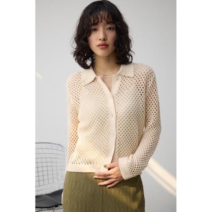 メッシュポロニット | AZUL BY MOUSSY | 詳細画像2