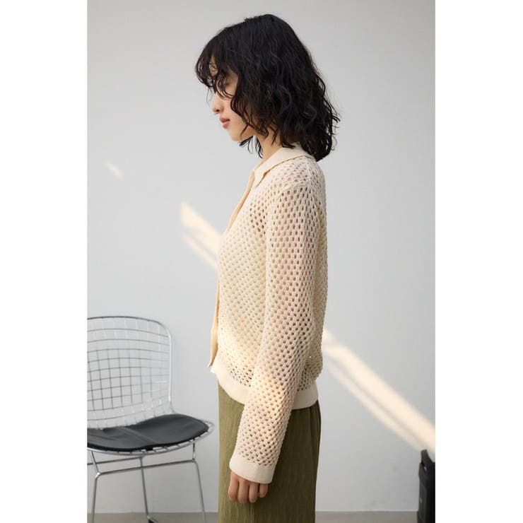 メッシュポロニット | AZUL BY MOUSSY | 詳細画像5