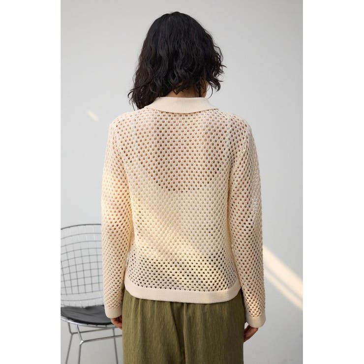 メッシュポロニット | AZUL BY MOUSSY | 詳細画像6