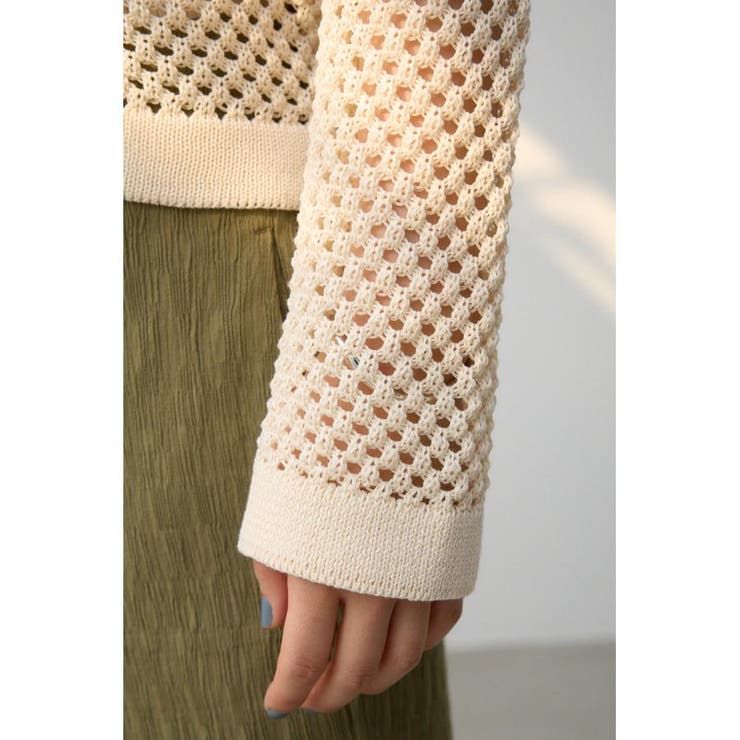 メッシュポロニット | AZUL BY MOUSSY | 詳細画像9