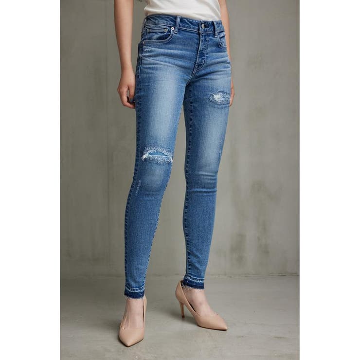AZUL DENIM/リペアスキニーデニム | AZUL BY MOUSSY | 詳細画像12 