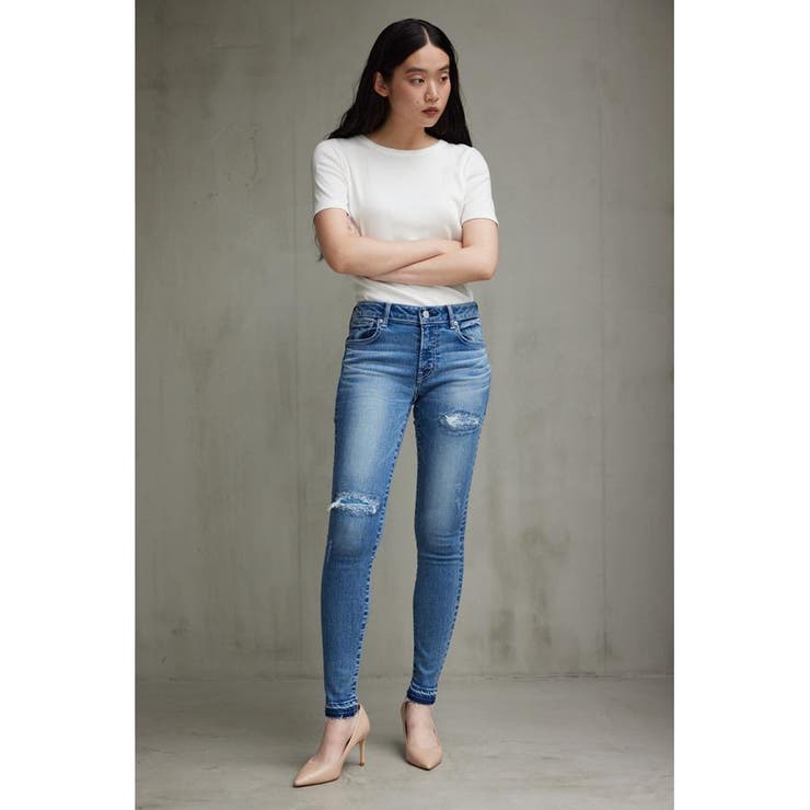 AZUL DENIM/リペアスキニーデニム | AZUL BY MOUSSY | 詳細画像14 