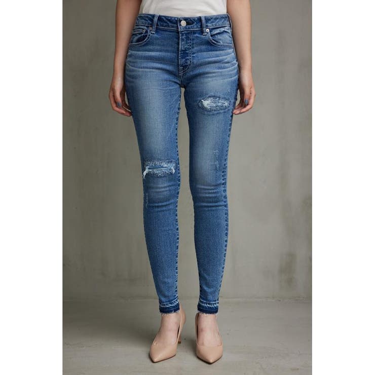 AZUL DENIM/リペアスキニーデニム | AZUL BY MOUSSY | 詳細画像15 