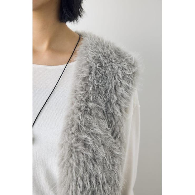 ミックスファーベスト | AZUL BY MOUSSY | 詳細画像41 