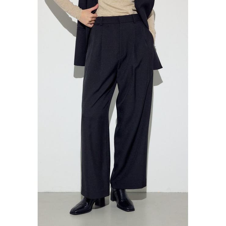 ベーシックタックワイドパンツ | AZUL BY MOUSSY | 詳細画像2 