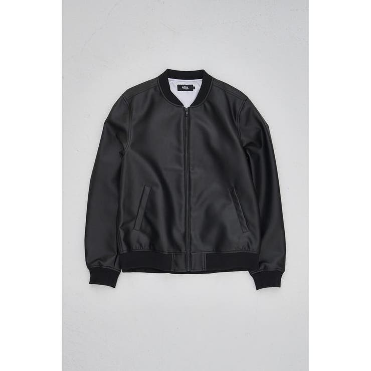 FAUX LEATHER MA-1[品番：AZLW0020562]｜AZUL BY MOUSSY（アズールバイ