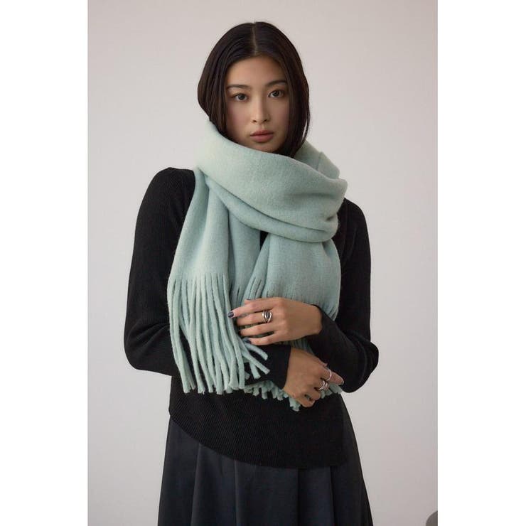 ソフトタッチニットフリンジストール | AZUL BY MOUSSY | 詳細画像11 