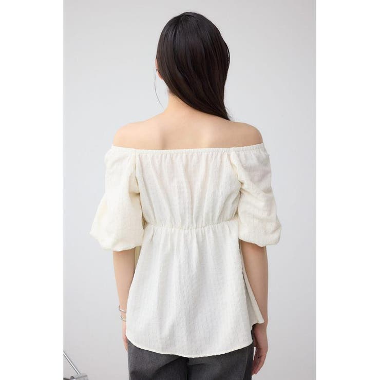 2WAYペプラムギャザーブラウス | AZUL BY MOUSSY | 詳細画像14 