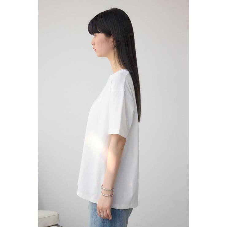 メタリックプリントTシャツ | AZUL BY MOUSSY | 詳細画像5 