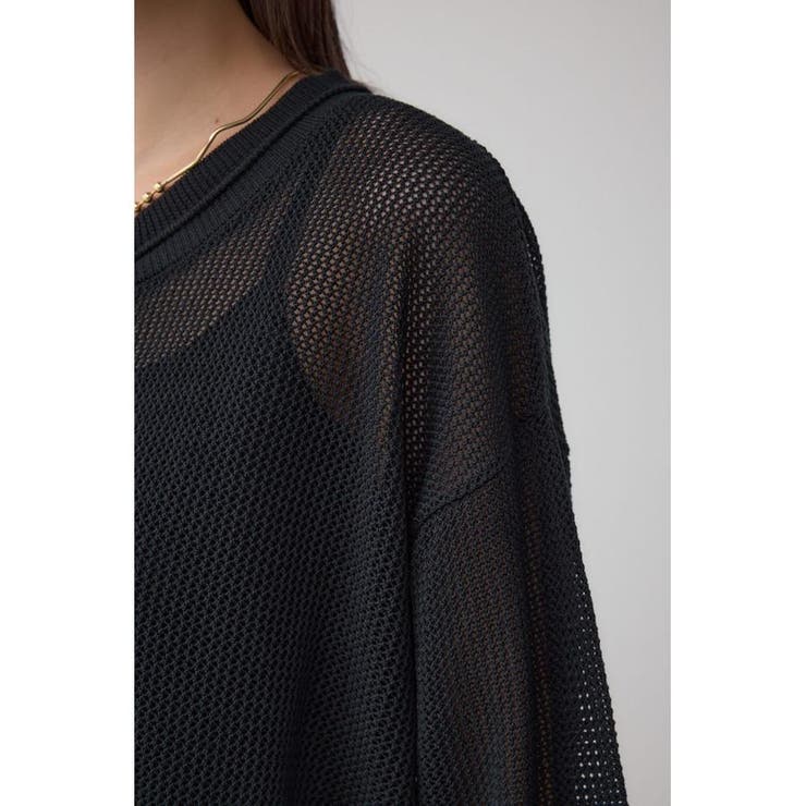 Wジップメッシュニットカーディガン | AZUL BY MOUSSY | 詳細画像21 