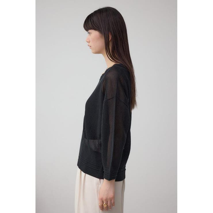 Wジップメッシュニットカーディガン | AZUL BY MOUSSY | 詳細画像17 