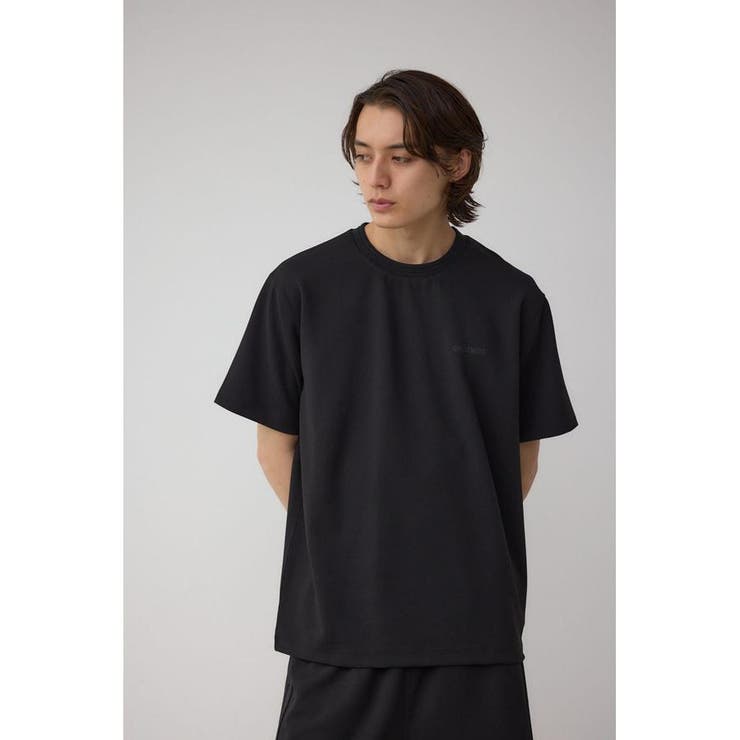 C/TネックジャガードシリコンネームTシャツ | AZUL BY MOUSSY | 詳細画像14 