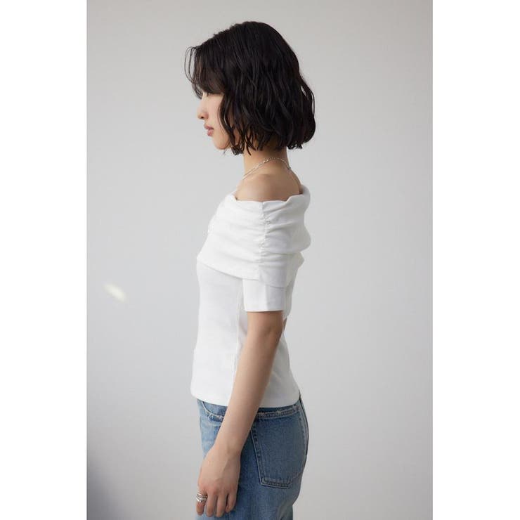 オフショルダーリブトップス | AZUL BY MOUSSY | 詳細画像5 