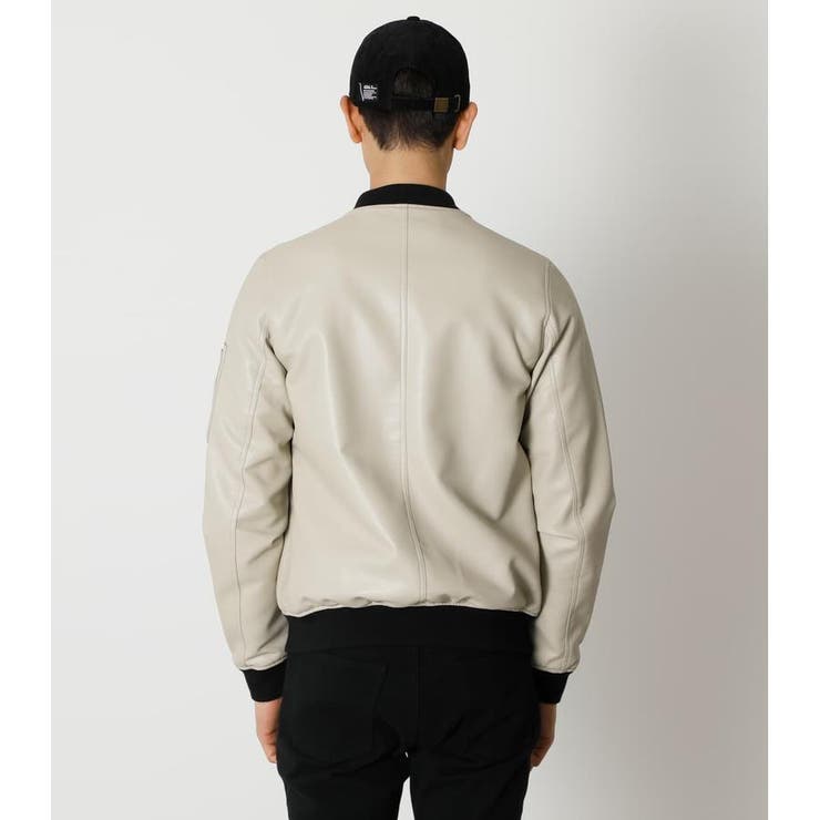 ECO LEATHER MA-1 | AZUL BY MOUSSY | 詳細画像17 