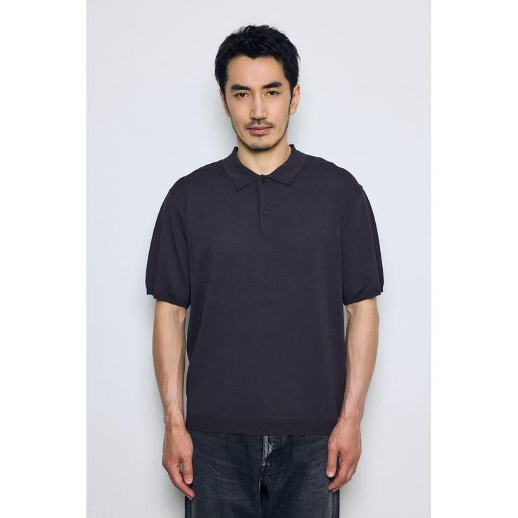 コンフォートニットポロシャツ | AZUL BY MOUSSY | 詳細画像5 