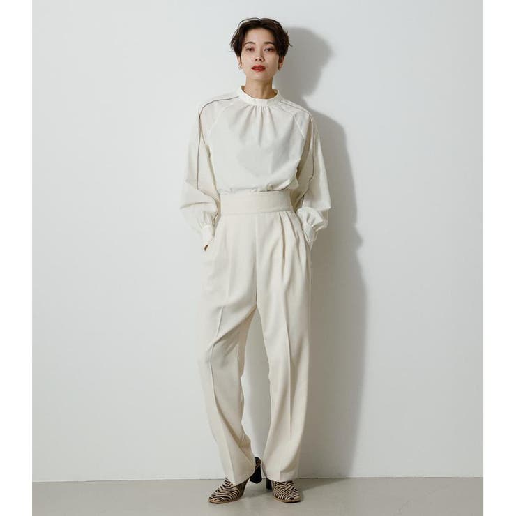 PIPING DESIGN BLOUSE | AZUL BY MOUSSY | 詳細画像4 