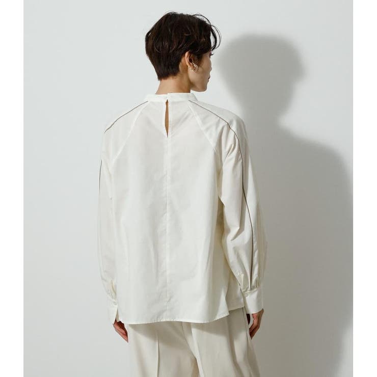 PIPING DESIGN BLOUSE | AZUL BY MOUSSY | 詳細画像7 