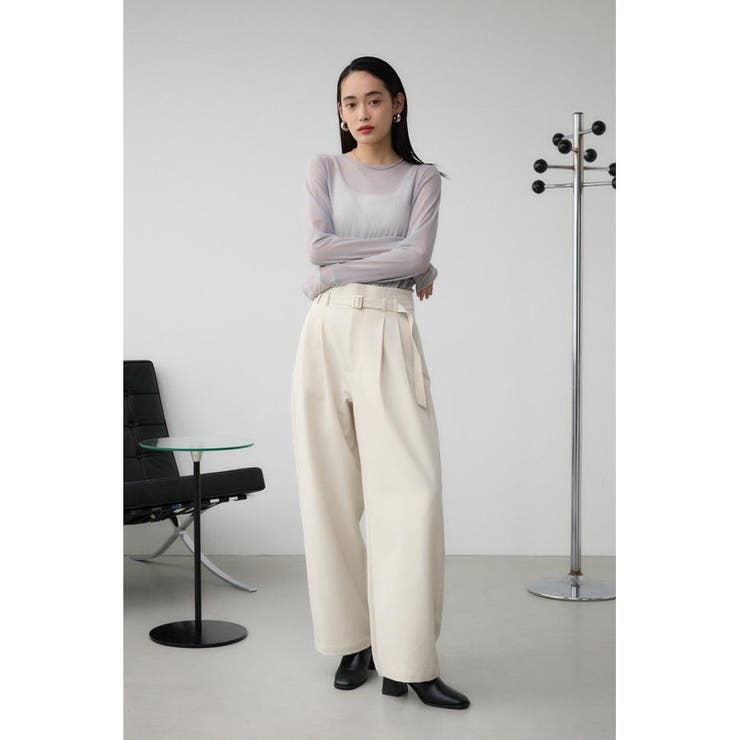 ベルトタックワイドパンツ | AZUL BY MOUSSY | 詳細画像14 