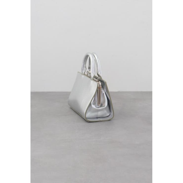 美品 マウジー 2way バッグ 金属製 SILVER BEADED MINI MOUSSY（マウジー）の「SILVER BEADED MINI バッグ（ショルダー