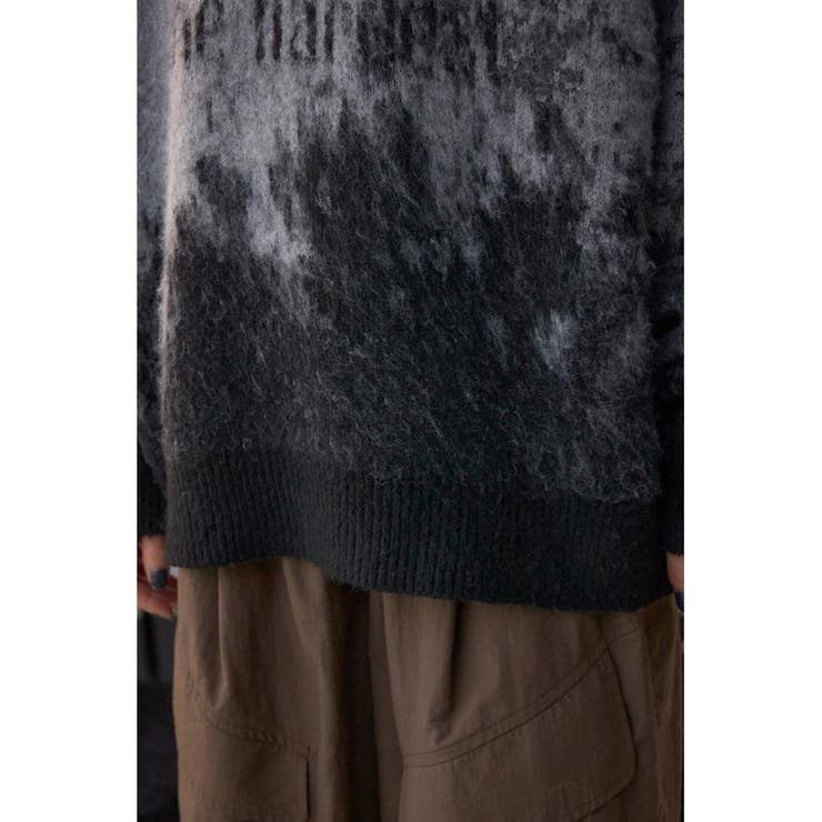 グラデーションジャガードニット | AZUL BY MOUSSY | 詳細画像12 