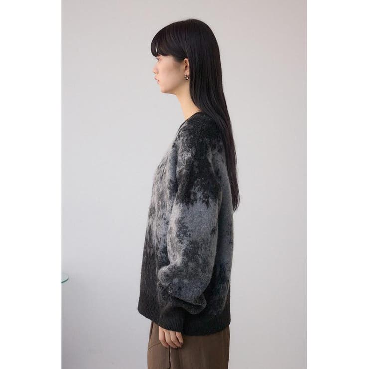 グラデーションジャガードニット | AZUL BY MOUSSY | 詳細画像6 