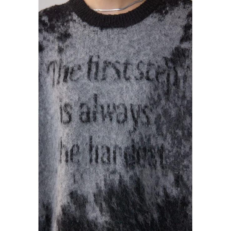 グラデーションジャガードニット | AZUL BY MOUSSY | 詳細画像9 