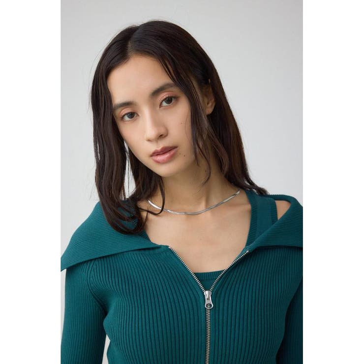 ジップアンサンブルニット | AZUL BY MOUSSY | 詳細画像16 