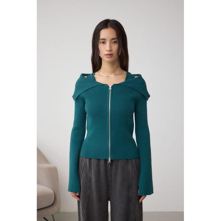 ジップアンサンブルニット | AZUL BY MOUSSY | 詳細画像18 