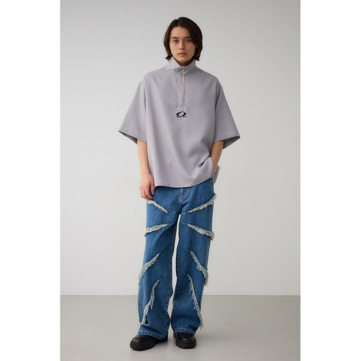 ツイルスタンドハーフジッププルオーバー | AZUL BY MOUSSY | 詳細画像23 