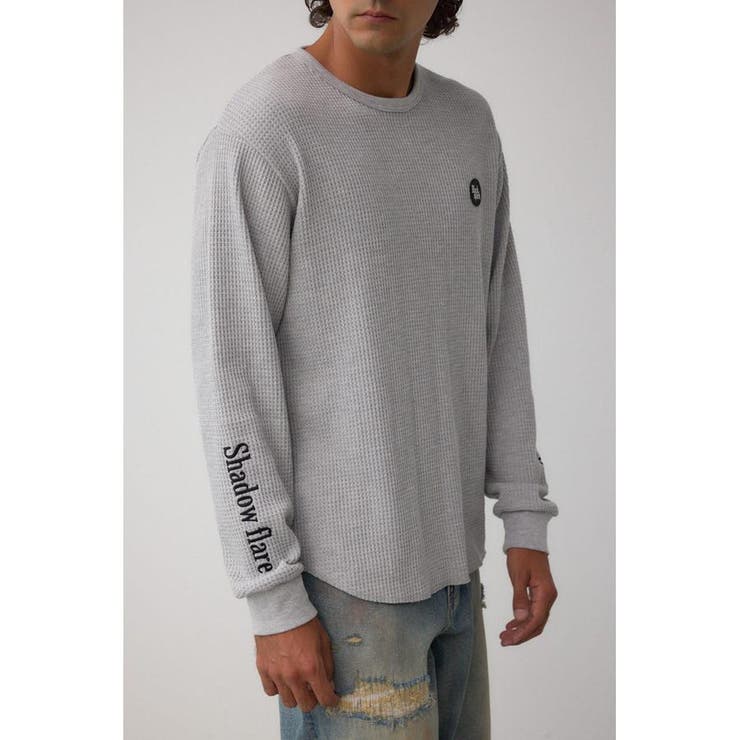 袖刺繍ワッフルトップス | AZUL BY MOUSSY | 詳細画像27 