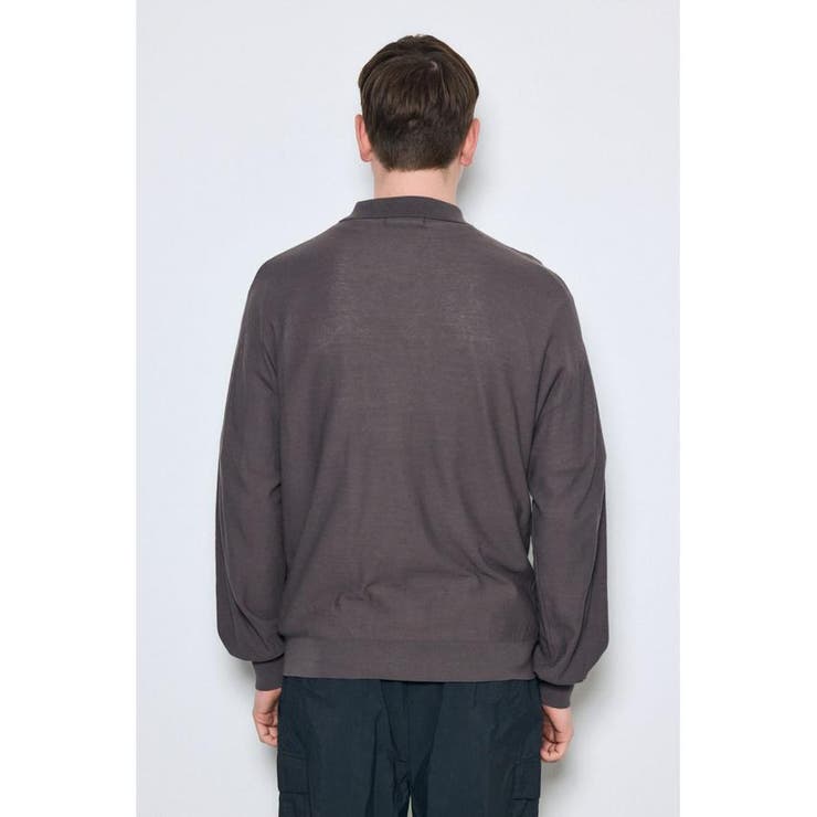 衿付きサファリニットカーディガン | AZUL BY MOUSSY | 詳細画像19 