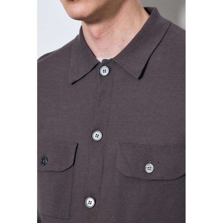 衿付きサファリニットカーディガン | AZUL BY MOUSSY | 詳細画像20 