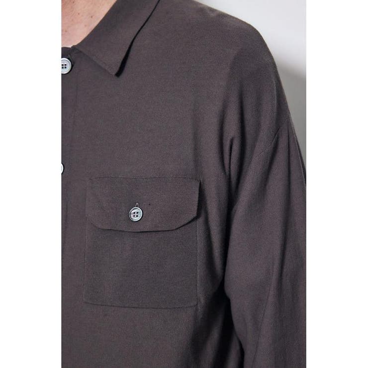 衿付きサファリニットカーディガン | AZUL BY MOUSSY | 詳細画像21 