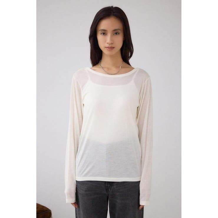 シアーロングスリーブTシャツ | AZUL BY MOUSSY | 詳細画像5 