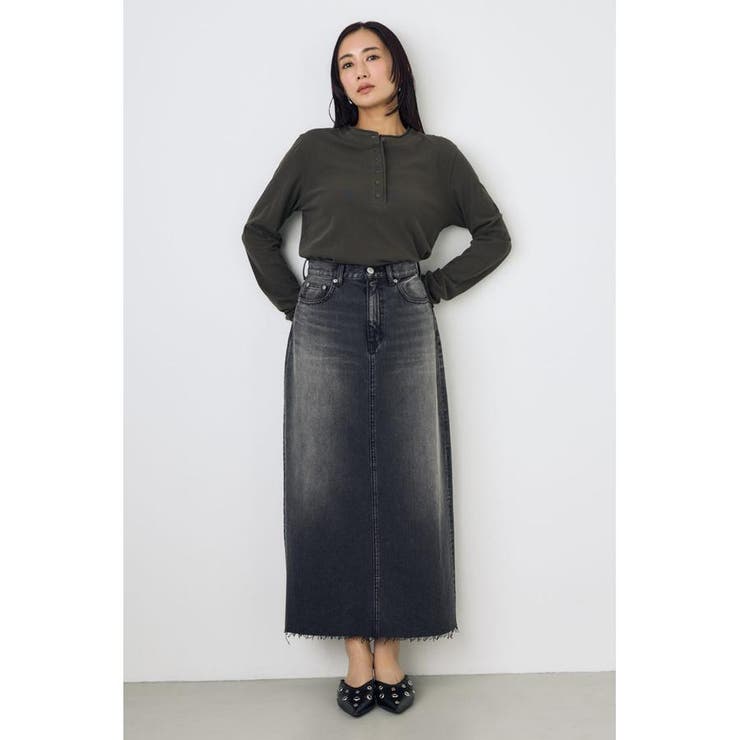 デニムロングスカート | AZUL BY MOUSSY | 詳細画像7 