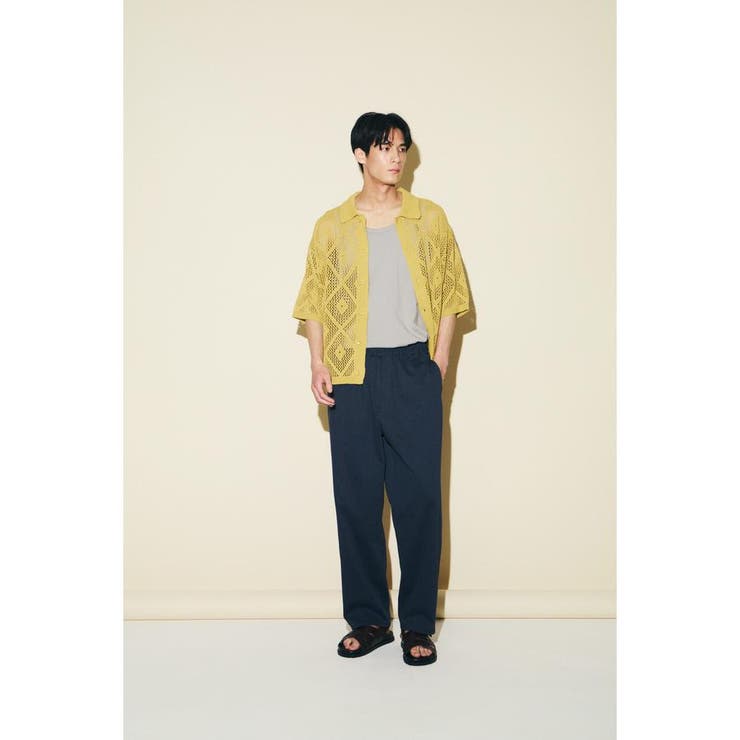 デザインメッシュニットシャツ | AZUL BY MOUSSY | 詳細画像16 