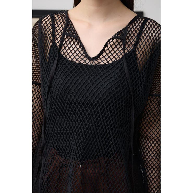 パターンメッシュプルオーバー | AZUL BY MOUSSY | 詳細画像18